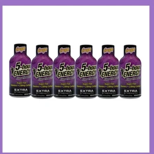 5-hour ENERGY Shot Extra Strength Grape 1.93 fl oz - 6 bottles sealed - Picture 1 of 2
