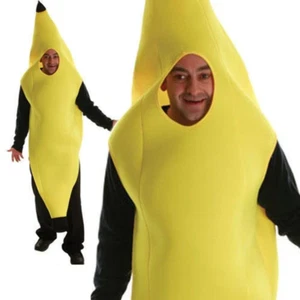 Herren Banane Kostüm Junggesellenabschied Bananen Comedy Outfit OS - Bild 1 von 1