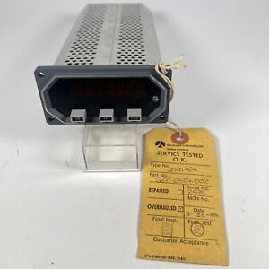 Rockwell Collins IND-42A DME Indicator with 1988 Service Tag