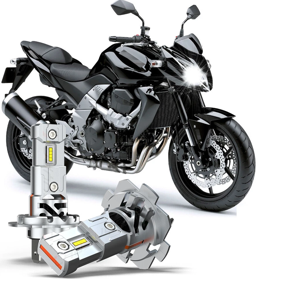 FIT 2006 2007 Suzuki GSXR600 GSXR750 2x H7 Moto 6000K Bombillas LED Faros Foto 1 de 4