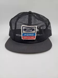 Vintage Ford New Holland Mesh Trucker Hat Cap Snapback K Products - Picture 1 of 9