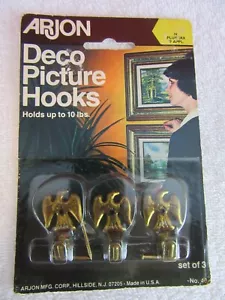 430. ARJON Decor Set di 3 ganci per quadri aquile decorativi fino a 10 libbre. - Foto 1 di 3