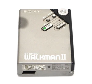 SONY WM-2 WALKMAN Portable Cassette Player Silver Working Confirmed - Picture 1 of 10