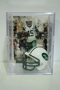 Brandon Marshall New York Jets Mini Helm Karte Display Schattenbox Autogramm WR - Bild 1 von 6