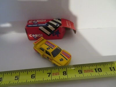 Coche de carreras Corgi Diecast modelo BMW M3 Silverstone #5 amarillo 1985 con caja Foto 1 de 4