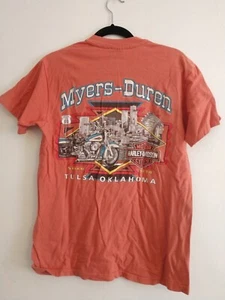 Camiseta Harley-Davidson 1997 vintage concesionario Tulsa Ok Myers Duren años 90 concesionario - Imagen 1 de 6