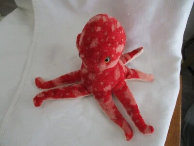Peluche Aurora Playa Mar Rojo Rosa Pulpo 8" Foto 1 de 2