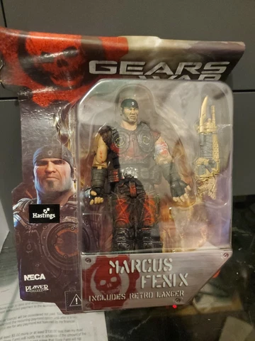 NECA 3" Gears of War Marcus Fenix CHASE Action Figure Dmg Pkg Cover