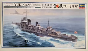 Hasegawa 1/350 Scale IJN Destroyer KOH YUKIKAZE "Operation Ten-Go" Model Kit - Picture 1 of 4
