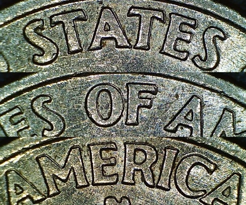1996 Roosevelt Dime Double Die Reverse (DDR) in "STATES OF AMERICA" Cover