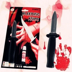 Bleeding Knife Toy Plastic Fake Trick Knife with Fake Blood - Picture 1 of 3