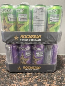 Rockstar Revolt Uva Energy Drink 16 oz ciascuna 12 lattine e mela verde Revolt - Foto 1 di 1