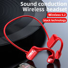 USA Bluetooth 5.2 Bone Conduction Headset Wireless Outdoor Sport Ear Headphones