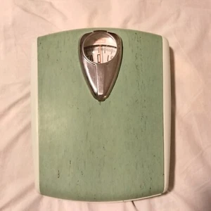 Vintage Borg Bathroom Scale Bubble Glass Mid-century Art Deco Retro Bath 1950's - Picture 1 of 12