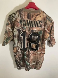 New W/Tag Reebok Camouflage Peyton Manning #18 NFL Jersey L/G - Picture 1 of 4