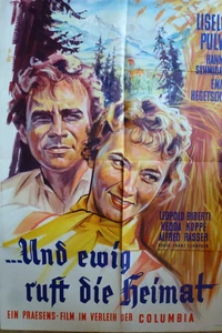 Original Filmplakat, LISELOTTE PULVER ..und ewig ruft die Heimat German 1956 - Foto 1 di 6