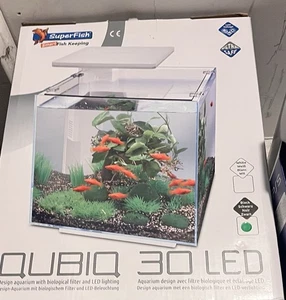 Superfish Qubiq 30 Black Aquarium LED Light with Integrated Filter - Picture 1 of 2