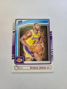 Bronny James Jr. Rated Rookie Card 2024-25 Panini Donruss #243 - Picture 1 of 2