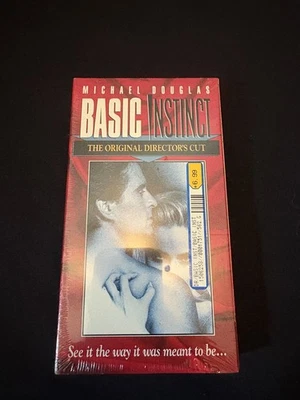 Basic Instinct (VHS, 1992, Widescreen) Michael Douglas, Sharon Stone Sealed New  - Image 1 of 2