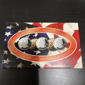 2000 D State Quarter Denver Mint Edition 5 Coin Mint Set BU Uncirculated Box COA - Picture 1 of 5