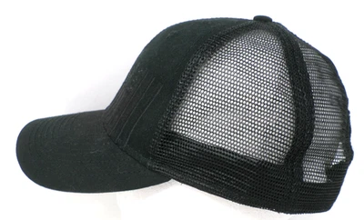 Academy LTD Negro Camionero Snapback Sombrero Bandera Americana Malla Negra 01/20 Foto 1 de 4