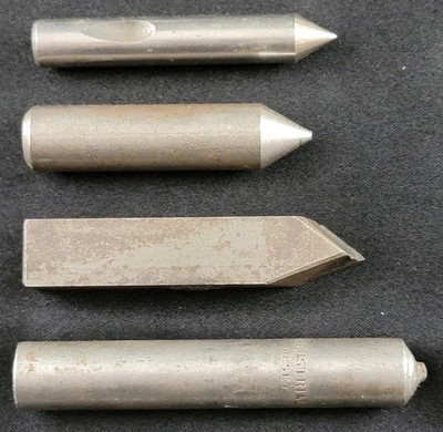 Lote de 4 herramientas de maquinista industriales vintage perforadoras centrales .29 y otras Foto 1 de 4