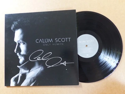 CALUM SCOTT signed Autogramm signiert auf "ONLY HUMAN" Vinyl Schallplatte LP - Bild 1 von 4