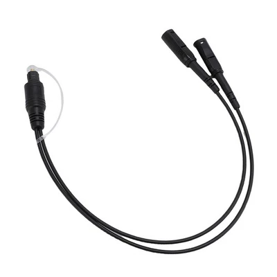 New Optical Audio Cable 1 In 2 Out Male To Female SPDIF Fiber Optic Splitter Co - Image 1 of 4