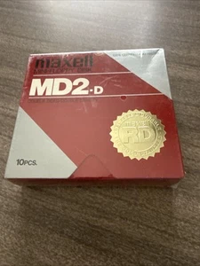 Sealed Maxell MD2-D Double Sided Double Density 5.25" Mini Floppy Disk - Afbeelding 1 van 2
