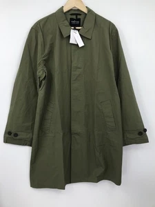 Velvet by Graham & Spencer Herren Harry Trenchcoat Jacke Olivgrün Large NEU - Bild 1 von 8