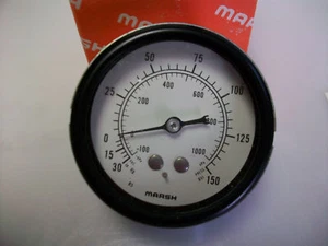 MARSH 0-150 PRESSURE GUAGE MODEL J6018 - Zdjęcie 1 z 3