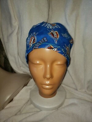 OKLAHOMA CITY THUNDER.     OKC.  GORRAS EXFOLIANTES QUIRÚRGICAS HECHAS A MANO     Foto 1 de 2