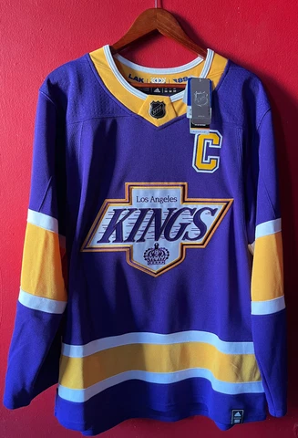 Adidas Los Angeles Kings Authentic Reverse Retro Hockey Jersey Size 50 Kopitar C Cover