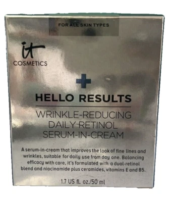 It Cosmetics Hello Results Wrinkle-Reducing Daily Retinol Serum In Cream 1.7 oz - Image 1 of 4