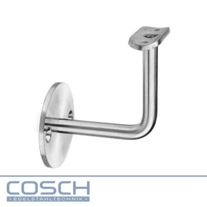 Soporte Pasamano V2A Conexión Ø 42,4MM Con Plano Ronde , Placa de Montaje - Imagen 1 de 1