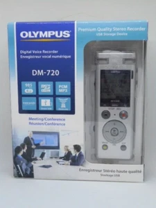 New Olympus Digital Voice Recorder DM-720 with 4GB, Micro SD Slot, USB Charging - Picture 1 of 5