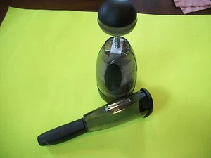 2-teilig. Küche Combo Gadgets - einzigartiger Häcksler & Schäler, Viatek, schwarz - Bild 1 von 6