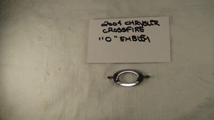 2004-2008 CHRYSLER CROSSFIRE TRUNK HATCHBACK REAR CHROME LETTER "O" - Picture 1 of 2