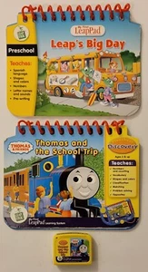 LEAPFROG MY FIRST LEAPPAD PRELOADED GAME BOOK & THOMAS THE TRAIN SCHOOL TRIP - Picture 1 of 3