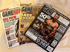 Game Informer Magazine numéros 125-127 lot de trois 50 plus grands jeux Jade Empire