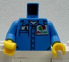 Lego Minifigure Figure Medium Blue Torso Octan Uniform City Cty0672