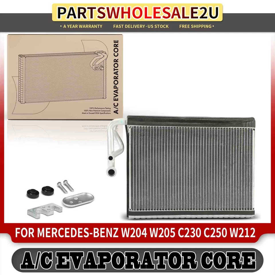 Núcleo evaporador de aire acondicionado para Mercedes-Benz C230 C250 C300 C350 E250 E300 E400 SL400 Foto 1 de 4