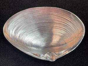 Wallace Sterling Silver Clam Shell Dish Tray # 4020 Great Condition No Monogram