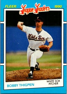 1990 Fleer League Leaders #39 Bobby Thigpen - Image 1 of 2