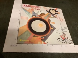 Original Vintage - KANDINSKY 2002 Calendar - has some pencil notes - USED - - Picture 1 of 6