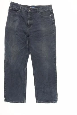 Pantalones de mezclilla rectos Smith & Jones para hombre azules de algodón talla 36 en L30 con cremallera regular Foto 1 de 4