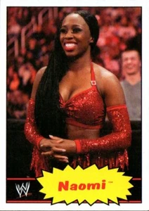 Novato Naomi 2012 Topps Heritage WWE #28 radiocontrol - Imagen 1 de 2