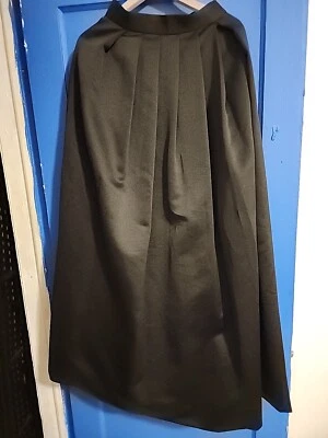 Falda de corbata negra vintage Oleg Cassini Neiman Marcus para mujer 4 negra larga elegante  Foto 1 de 4