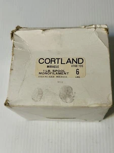 Cortland Miracle 6 LB test 8700 yd Spool Nylon Monofilament Stock No. SLB16 USA. - Picture 1 of 9