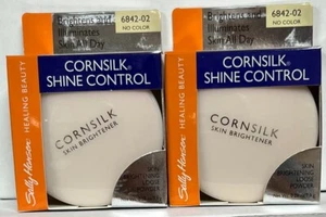 2 Sally Hansen Cornsilk Shine Control Loose Powder NO COLOR 6842-02 pl read - Picture 1 of 3